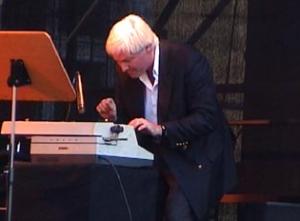 Fighting a losing battle with the typewriter...?