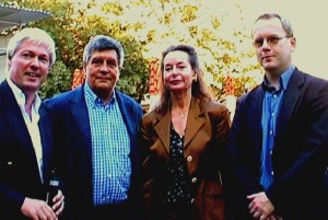 R�diger Schramm, Hermann Scheer MdB - President of Eurosolar e.V., Irm Pontenagel - Managing Directrice from Eurosolar e.V., Dieter Br�bach - spokesperson from B.A.U.M Network